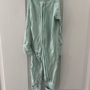 Little Sleepies Light Green Zip-Up Outfit